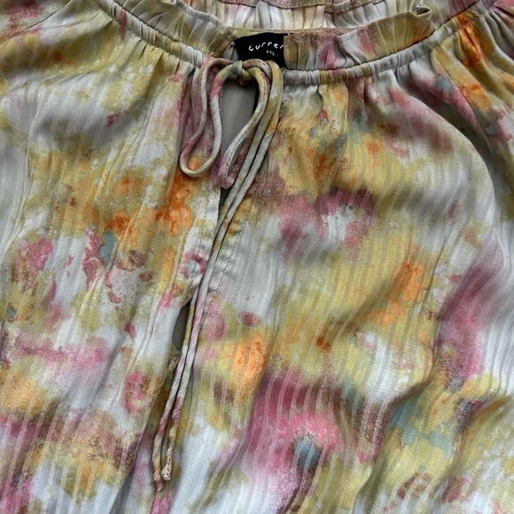 Current Air Midi Dress Women’s Size Large Dress Multicolor Boho Stretch - Picture 4 of 10